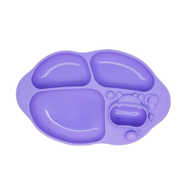 marcus marcus suction divided plate purple oma care