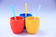 Marcus & Marcus Reusable silicone straws & brush set