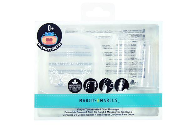 Marcus & Marcus finger toothbrush & gum massager set