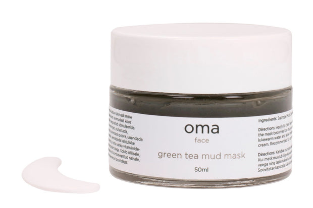 OMA Green Tea Mud Mask, 50ml